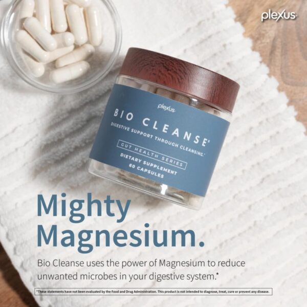 Cápsulas Plexus Bio Cleanse para reducción de gases y molestias