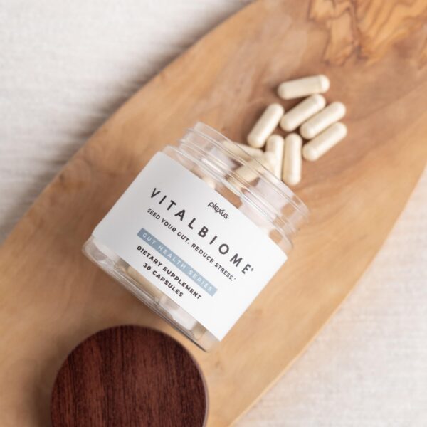 Cápsulas Plexus VitalBiome con probióticos potentes