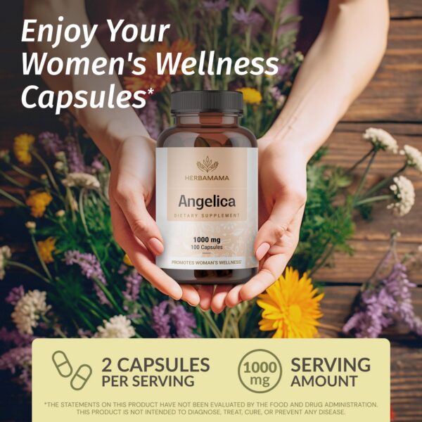 Version 1.0.0 Cápsulas de polvo Dong Quai vegano sin GMO