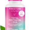 Cápsulas postnatales Pink Stork para mujeres con vitaminas y minerales