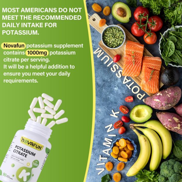 Cápsulas pequeñas de potasio 1000 mg