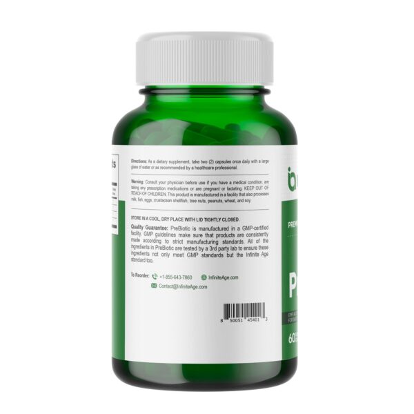 Cápsulas prebióticas para hombres y mujeres Infinite Age