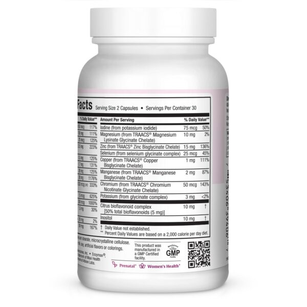 Version 1.0.0 Cápsulas prenatales Maxi Health paquete caja frontal