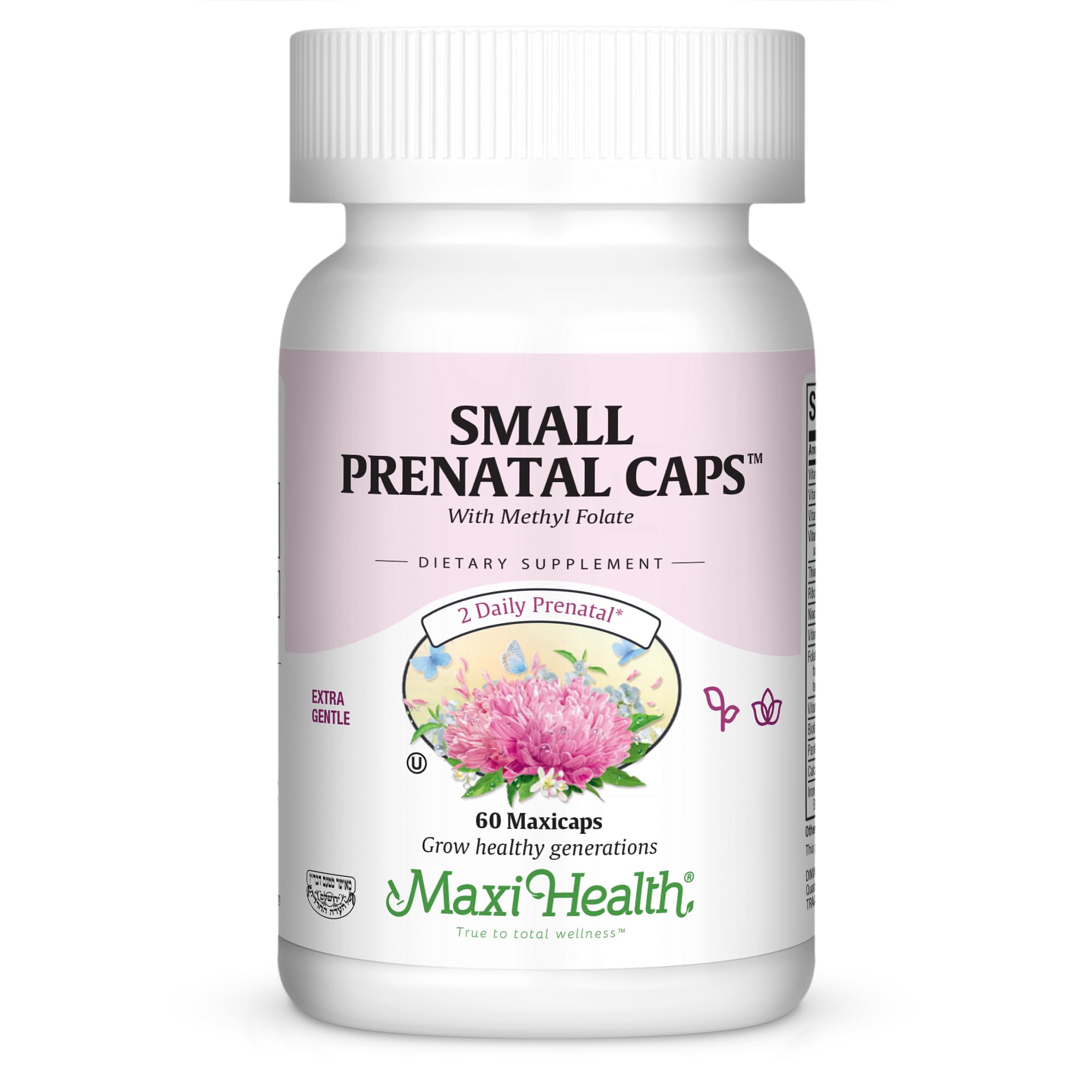 Prenatal Capsules with Methylated Folate and Iron