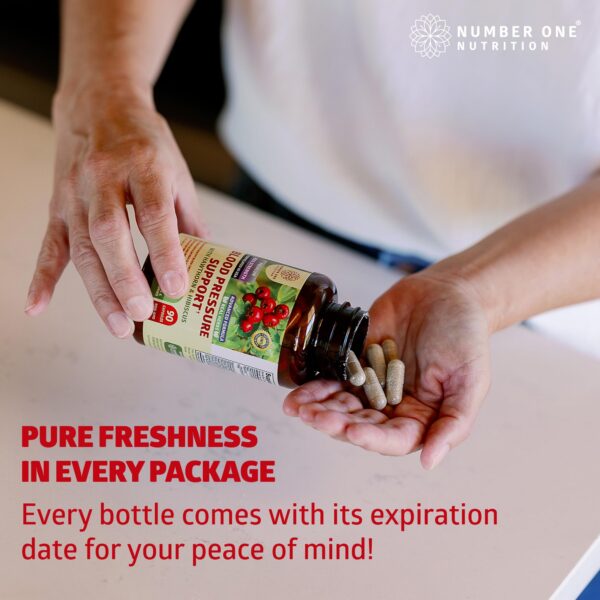 Cápsulas Number One Nutrition para presión saludable