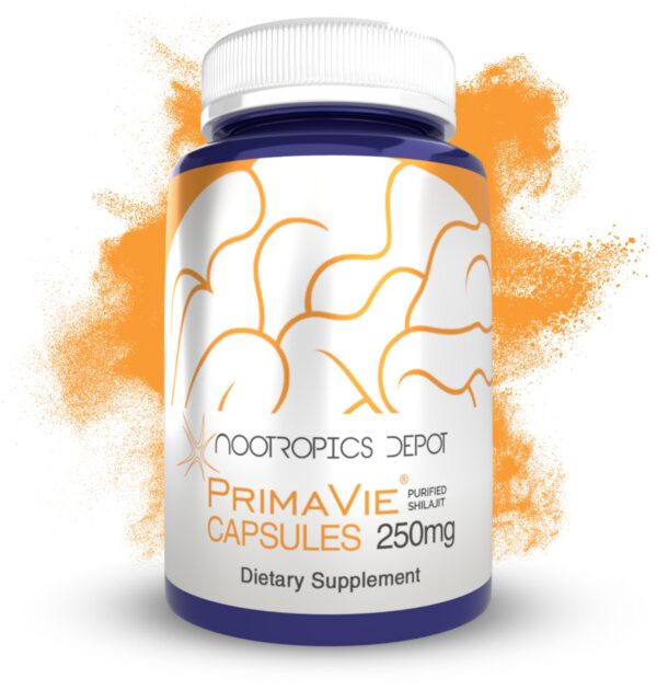 Cápsulas PrimaVie Shilajit 250mg Nootropics Depot 30 unidades