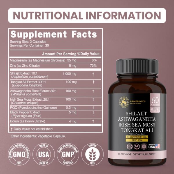 Cápsulas PrimeBiotics para energía y vitalidad