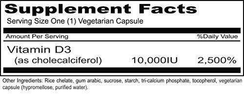 Cápsulas Priority One vitamina D3 alta biodisponibilidad