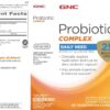 Cápsulas probióticas GNC fórmula multicepa activa