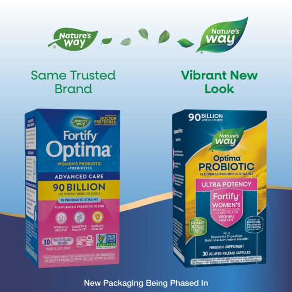 Version 1.0.0 Cápsulas probióticas Nature's Way Fortify Optima