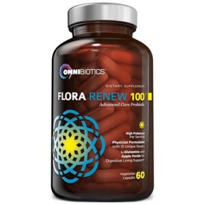 Cápsulas de probióticos Flora Renew 100 de alta potencia