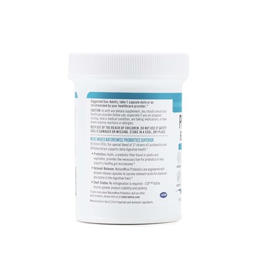 Version 1.0.0 Cápsulas probióticos NatureWise para salud intestinal