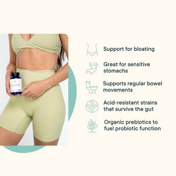 Version 1.0.0 Cápsulas de probióticos Ora Organic con cepas beneficiosas