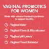 Cápsulas probióticos con prebióticos para flora vaginal sana