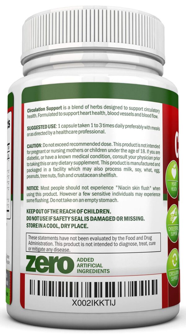 Version 1.0.0 Cápsulas para promoción de salud venas y arterias NutriONN