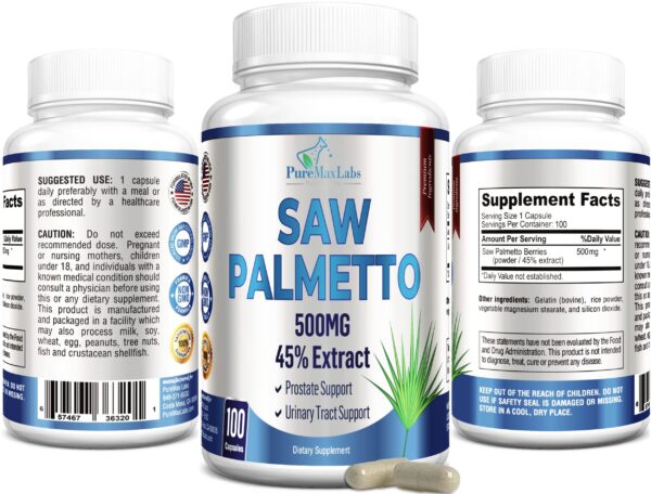 Cápsulas para próstata Saw Palmetto extra fuerte YUMMYVITE