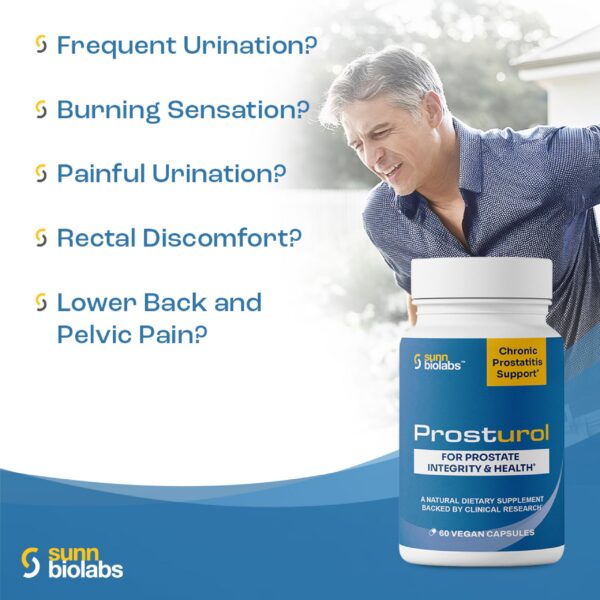 Cápsulas Prosturol alivio prostatitis salud pélvica masculina