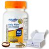 Cápsulas psyllium fibra Equate Daily Fiber 160ct caja
