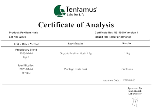 Cápsulas de Psyllium Husk orgánico para digestión sana