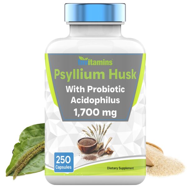 Version 1.0.0 Cápsulas Psyllium tnvitamins fibra soluble 1700mg