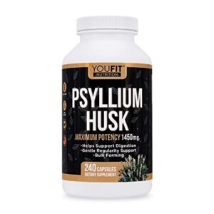Version 1.0.0 Cápsulas de psyllium YouFit Nutrition fibra soluble