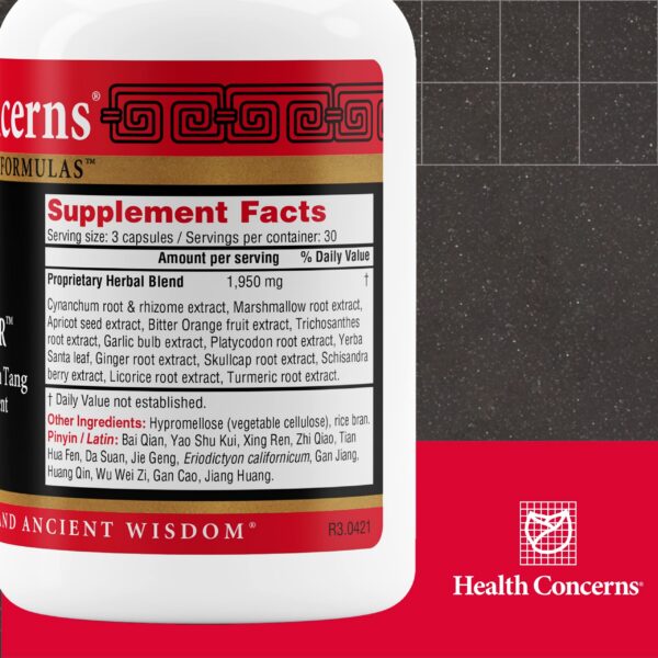 Cápsulas para pulmones claros y tracto respiratorio