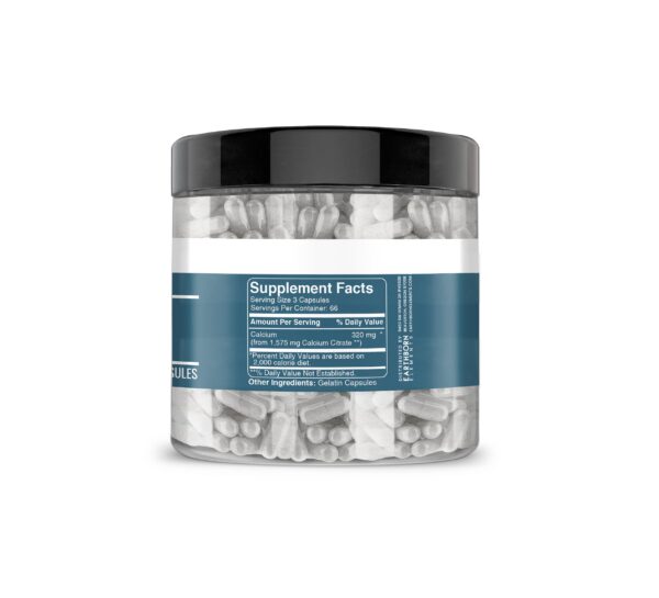 Cápsulas puras de citrato de calcio Earthborn Elements