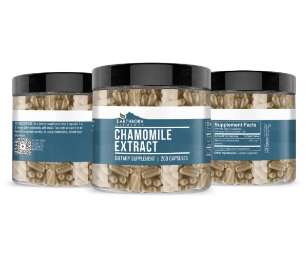 Version 1.0.0 Cápsulas puras de manzanilla Earthborn Elements sin aditivos