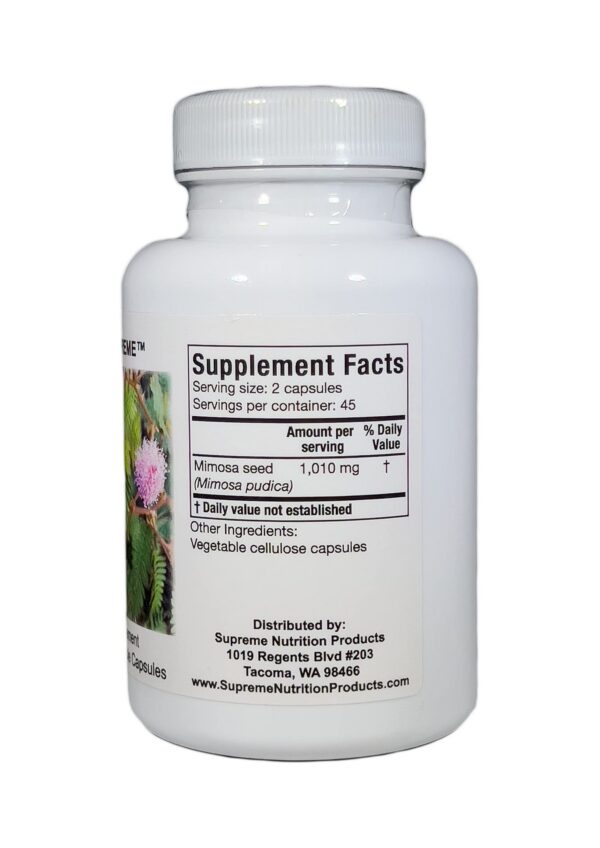 Cápsulas puras de Mimosa Pudica suplemento natural