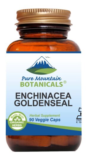 Version 1.0.0 Cápsulas Pure Mountain Botanicals de equinácea y sello dorado 450 mg