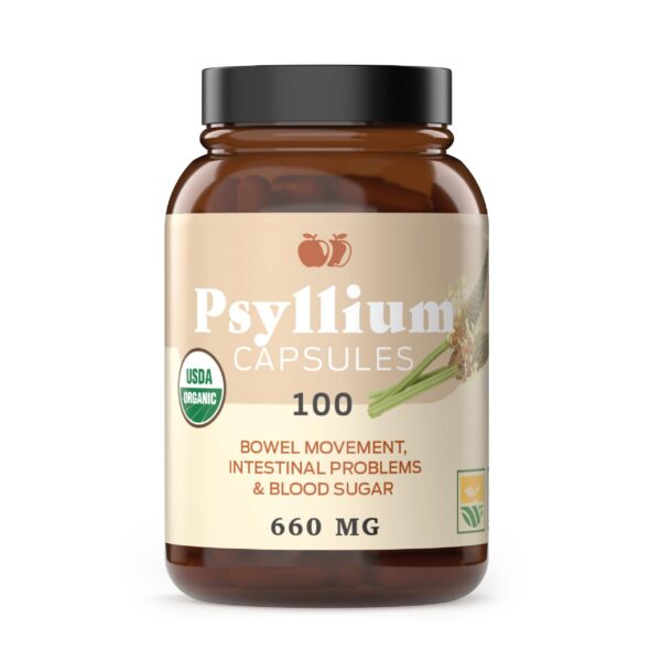 Cápsulas Pure Natural Psyllium para salud digestiva