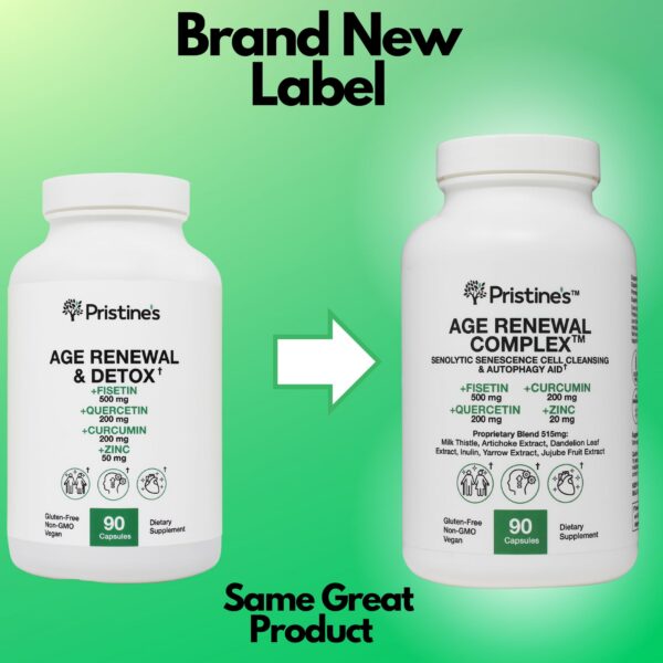 Cápsulas de quercetina y cúrcuma para rejuvenecimiento