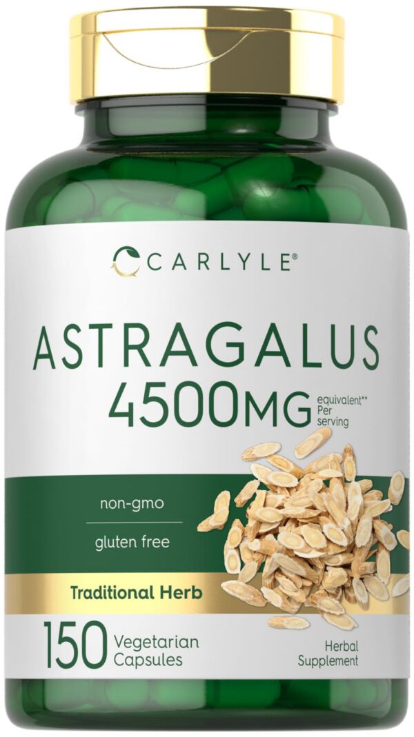 Cápsulas de raíz de astrágalo Carlyle bote 4500mg
