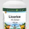 Version 1.0.0 Cápsulas regaliz 5% 450mg TerraVita envase frontal