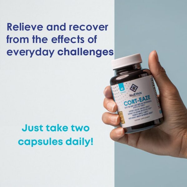 Cápsulas para regulación de cortisol NuEthix Cort-Eaze