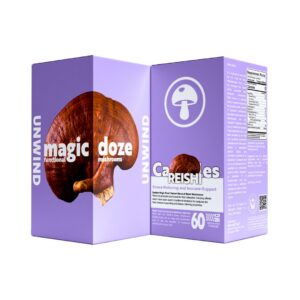 Cápsulas de Reishi MAGICDOZE en envase