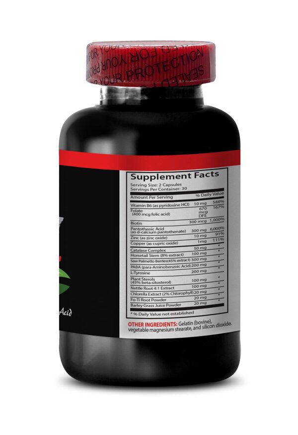 Ingredientes naturales para tratamiento de canas biotina