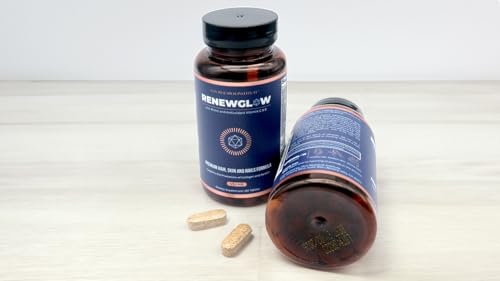 Cápsulas Renewglow para cabello más fuerte y saludable adultos mayores