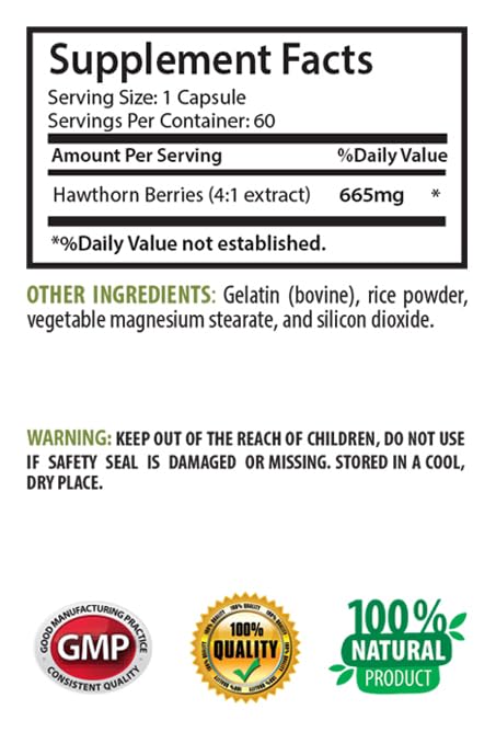 extracto de bayas de espino suplemento saludable para el cabello