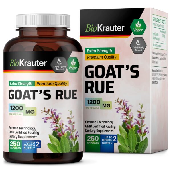 Cápsulas naturales de rue de cabra BIO KRAUTER para lactancia