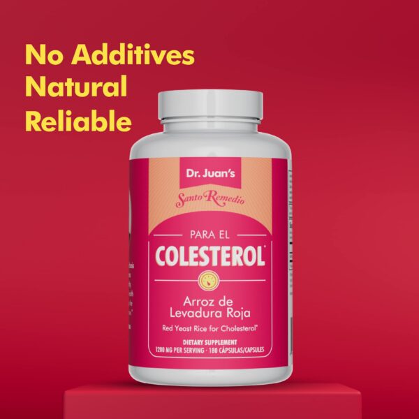 Cápsulas Santo Remedio arroz de levadura roja 1200mg