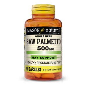 Cápsulas de Saw Palmetto 500mg Mason Natural