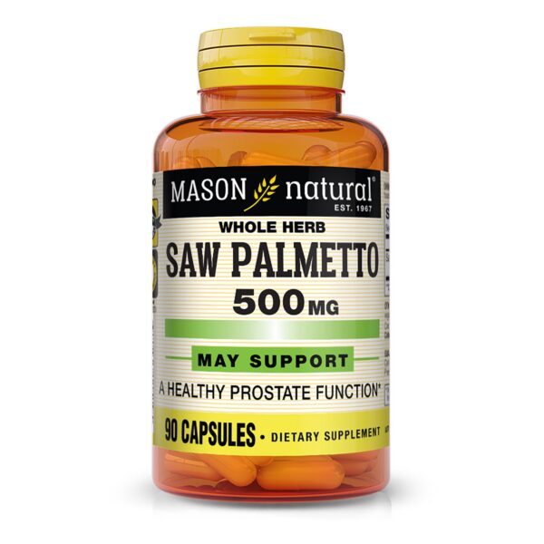 Cápsulas de Saw Palmetto 500mg Mason Natural