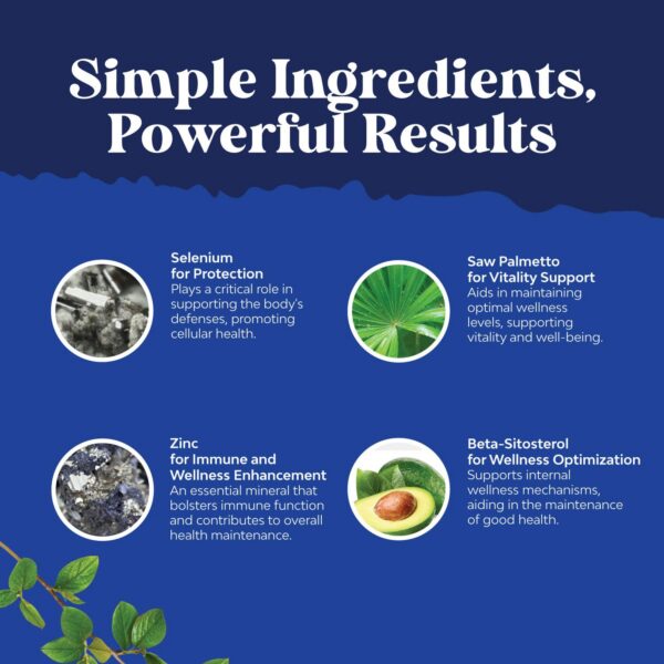 Cápsulas de saw palmetto para hombres en mano
