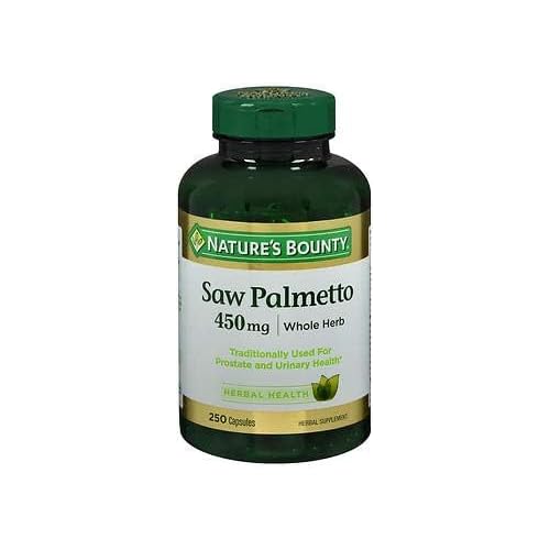 Cápsulas de saw palmetto Nature's Bounty 450mg