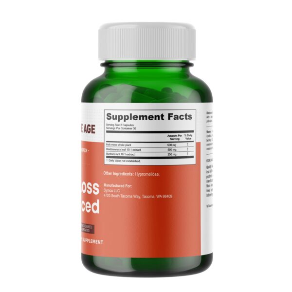 Version 1.0.0 Cápsulas de Sea Moss altas en vitaminas y minerales naturais