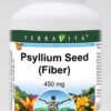 Cápsulas Semilla de Psyllium 450 mg TerraVita paquete 100