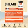 Version 1.0.0 Cápsulas Shilajit 1500 mg para sistema inmune y energía