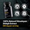 Cápsulas Shilajit Nugenix extracto Himalaya para salud masculina