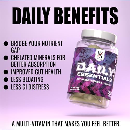 Cápsulas softgel UXO para salud digestiva y vitaminas